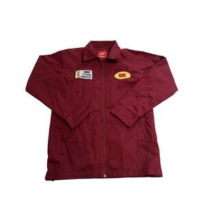 ODE Clothing 10 Year Anniversary Worker's Jacket in Maroon Red
